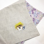 shibayuri様オーダー品☆犬の手刺繍のクロス