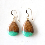 14KGF chrysoprase　pierce [kgf0572]
