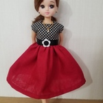 リカちゃん　ブライス　服ワンピースとネックレスのセット