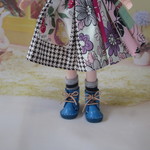 ブライスのかわいい革のブーツ☆ミニチュアブーツ☆ハンドメイド
