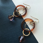 Tortoiseshell ring イヤリング ピアス