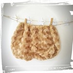 冬再販(２月末までの販売)ママの手作り＊フワフワ くまたんの かぼちゃパンチュ＊  約70～サイズ/ かぼちゃパンツ/ベビー    