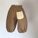 80サイズ   ロングかぼちゃパンツ《ベージュ》
