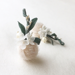 布花 雪の苔玉 / ファーボール