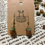 小さい秋見つけた どんぐり  イヤリングorピアス