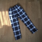 【受注製作】ちょい長テーパードパンツ  チェック