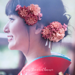 ＊*花衣菊の紫陽花ヘッドドレス*＊花飾り 袴 結婚式 振袖 着物 ウェディング プリザーブド 髪飾り ヘッドドレス 