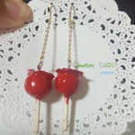 りんご飴☆ピアス