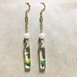 はらはら 黄色いお花のピアス