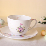 春色ブーケ🌹ふんわりカラーのカップ＆ソーサー「ポーセラーツ」