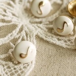 アンティークボタンー八分音符　3個セット