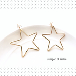 new♡big star&mini crystal【pierce】