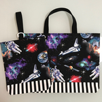 【1点のみ】レッスンバッグ&シューズケース  宇宙C