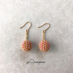 【NEW】pinkまんまるピアス or イヤリング
