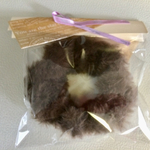 《送料込み》ふわふわシュシュ✳︎プレゼントにも！［チョコ］
