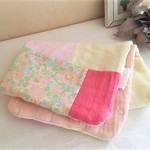 Liberty*ふんわりcolorpatch乙女の8重ガーゼフェイスタオルハンカチ*リバティフラワー*ベッツィビーチ