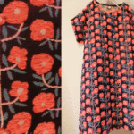 ◆期間限定セール￥1,000引き!!◆北欧風　ゴブラン織りお花　ワンピース　黒