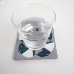 コースター「ぐるぐるバク」gray