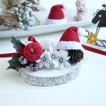 クリスマス花冠①　うさぎ花冠 　Ｓ～Ｍサイズ　 ペット用
