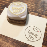 【THANK YOU ○ SMILY】*消しゴムはんこ *スタンプ