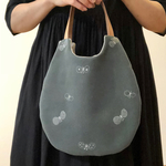 oval bag *⚮* choucho グリーン色 dop生地  *⚮*