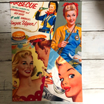 デザインペーパー♡A4サイズ  レトロアメリカンガール♡10枚セット     189