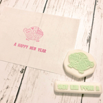 消しゴムはんこ イノシシ 年賀状用はんこ