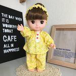 メルちゃん、ソランちゃんの服＊パジャマ&ヘアバンドセット