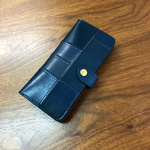 ＊新作キャンペーン中価格＊iPhone6,7,8plus,XS Max 栃木レザーパッチワーク 手帳型ケース