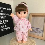 メルちゃん、ソランちゃんの服＊パジャマ&ヘアバンドセット