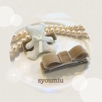 【再販】〈２個セット〉ふわくま&ベロアリボンのヘアクリップ（ベージュ）