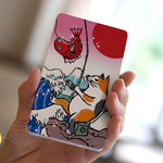 モバイルバッテリー　浮世絵（猫が釣り）【送料無料】
