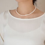 14kgf・40ｃｍ淡水パールネックレス