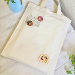  Cafe-sweets☆羊毛刺繍トート〜ロールケーキ♡