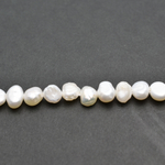 #060♡20粒♡ 淡水パールチップ ホワイト4~6x3~4x2~3mm, 穴：0.2mm