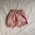 (80)フレンチコーデュロイのかぼちゃパンツ＊スモーキーピンク
