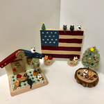 並べて飾って猫だらけ Xmas