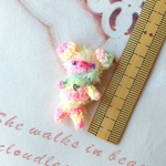 3.4㎝ ミニチュアクマちゃん🐻🌈✨