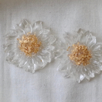 Inported acrylic flower2個①