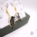 和八咫烏(ヤタガラス)のイヤリングピアス