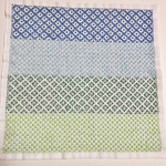 刺し子ふきん  一目刺し詰め合わせ    色とりどり  寒色