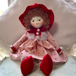 赤い帽子でお出掛け