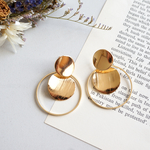 ゴールドプレート×フープピアス