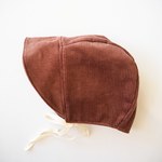 Maroon/あったかいツバ付きボンネット