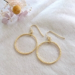 【送料無料】ゴールドフープ☆ピアス