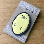 Ｍ  セキセイインコのワッペンブローチ【SALE】