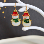 雪だるま ピアス