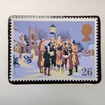 イギリス　クリスマス切手ブローチ 4061