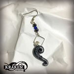 【KRAKEN】片耳♡halfピアス(黒)