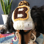 【18AW#19】ロゴタグ付き🐶犬用ニット帽